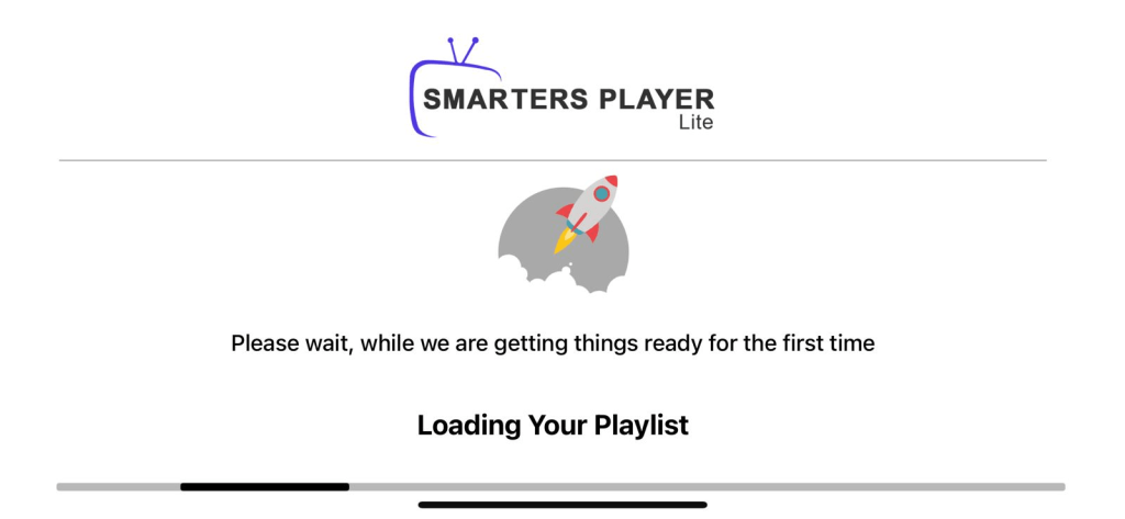 loading your playlist via smarters player lite