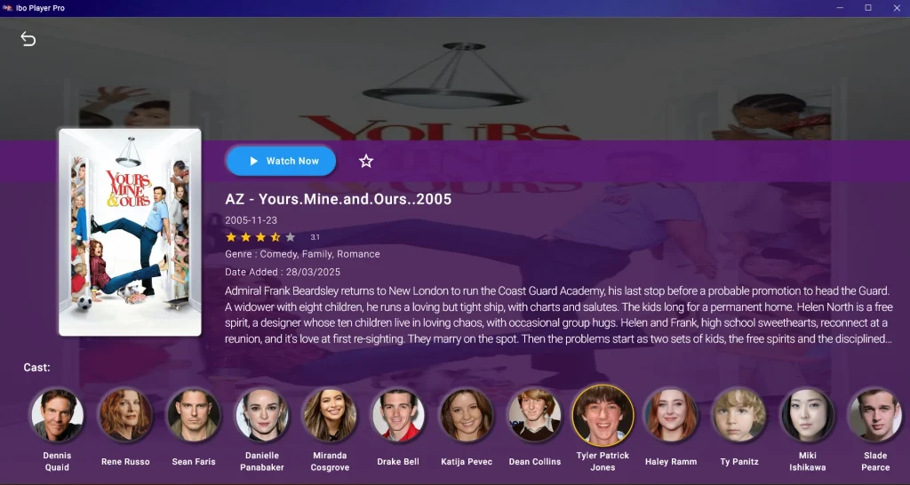 Pick your desired series or movie