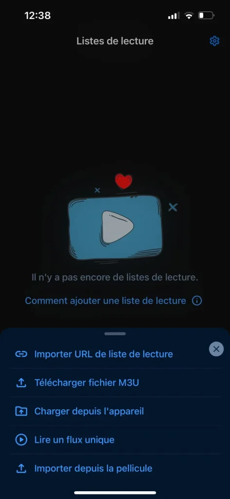 add a playlist or code