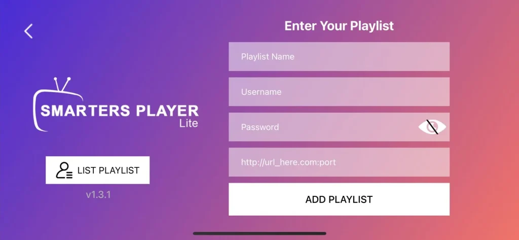 add your playlist via ios and iphone