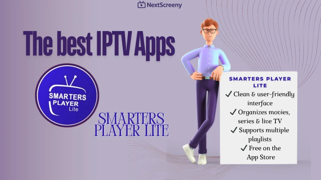 Smarters Player Lite, one of the best IPTV apps for iPhone 