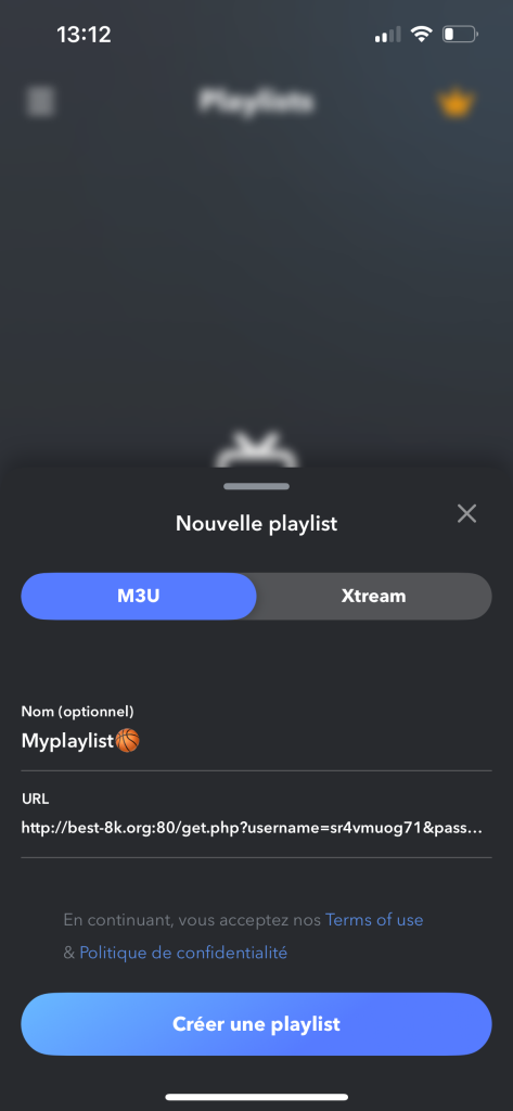 Choosing M3U or Xtream Codes