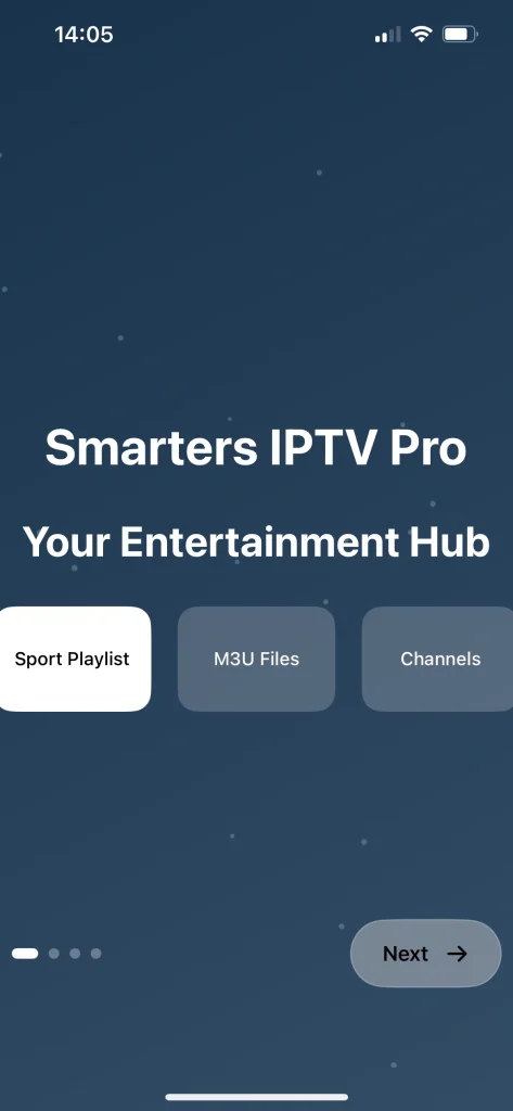 how to set up each playlist