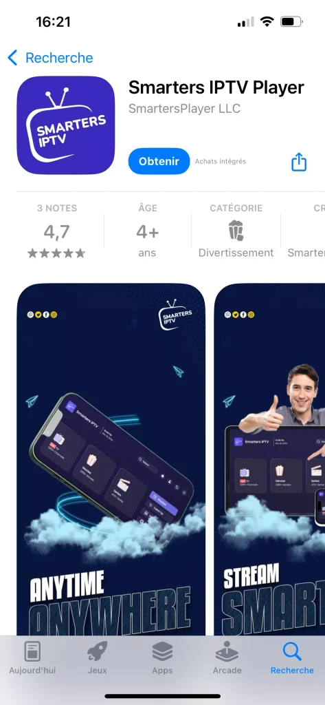 Smarters IPTV Player