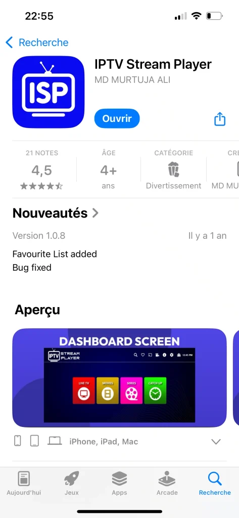 Download IPTV app for Xtream code