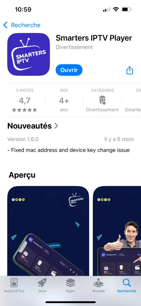 Smarters IPTV Player, a professional media player