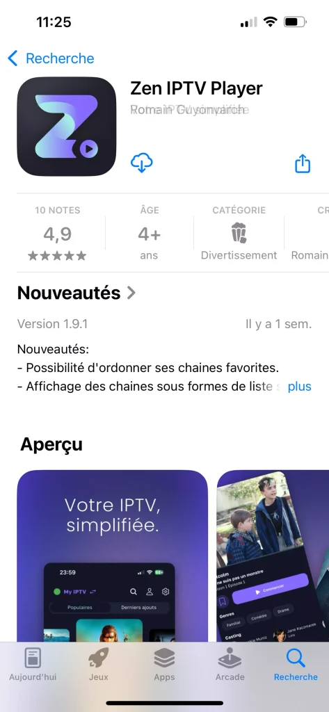 Zen IPTV Player for iOS