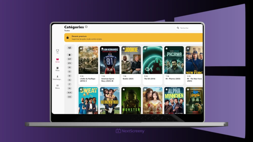 IPTV content using Xtream